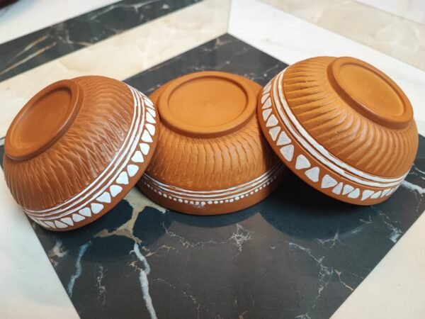 Designed Earthen Plate Set - VEDICRA-PLT17 - Image 6